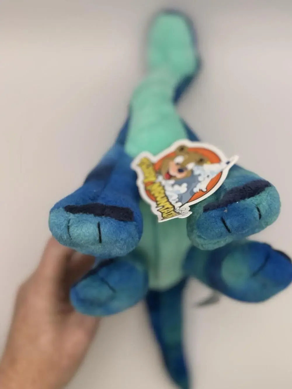 Teddy Mountain Burly The Brachiosaur‎ Plush Dinosaur Blue New